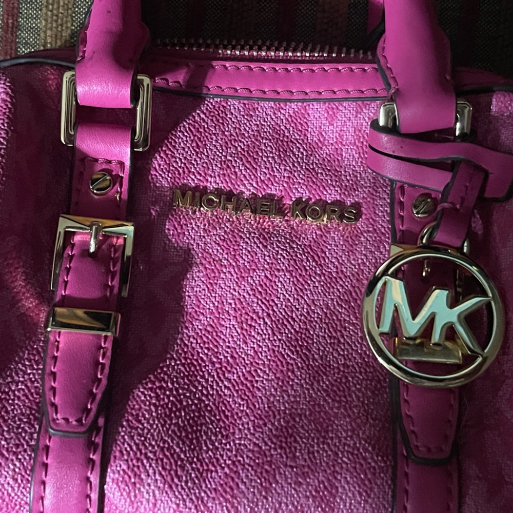 Michael Kors Fuchsia Satchel Bag